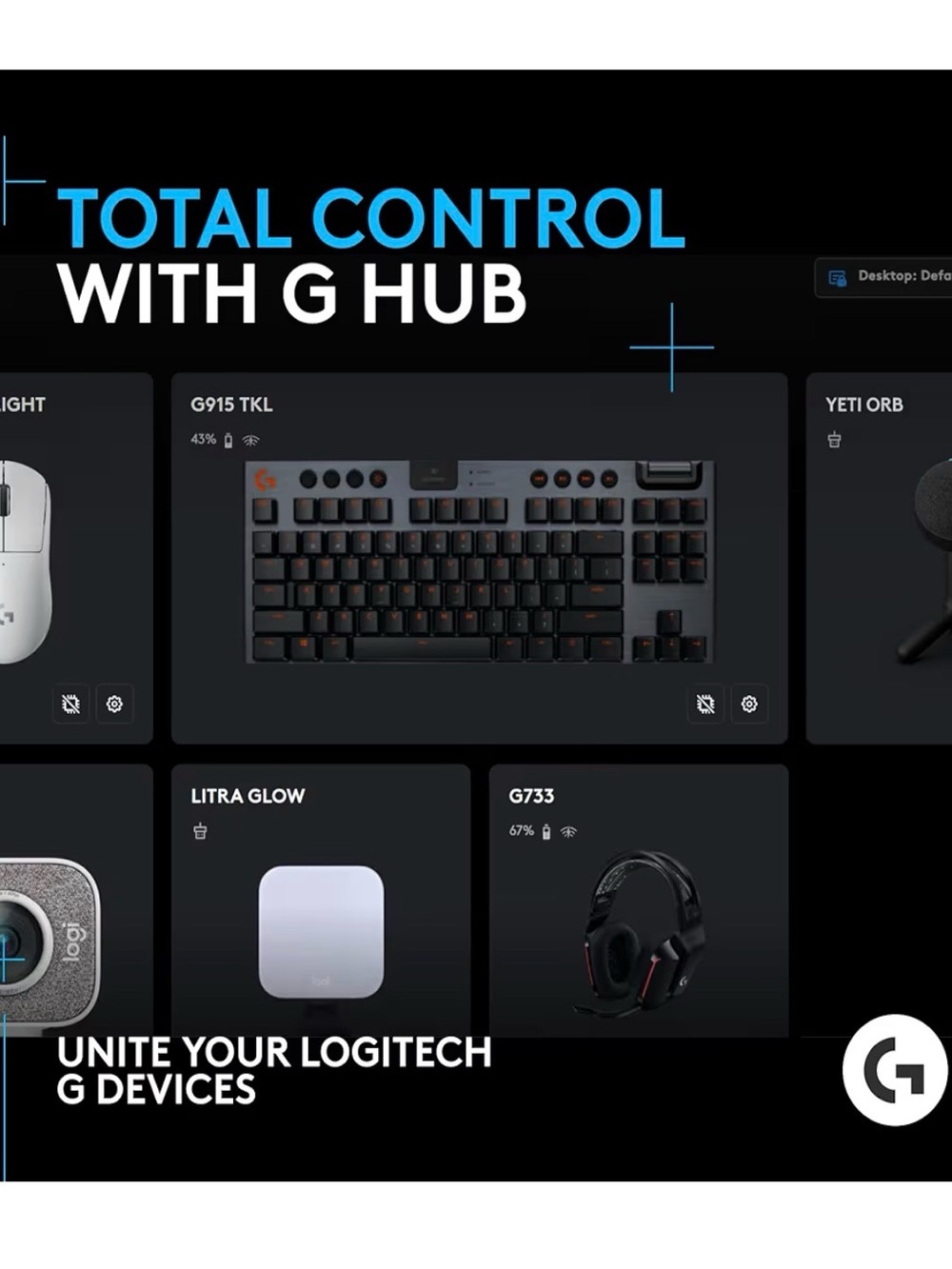 Logitech G Yeti Orb Condenser RGB Gaming Microphone - Picture 5 of 7